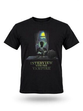 Rare Interview With The Vampire graphic tee - the Faceless Reporter/Moon Window